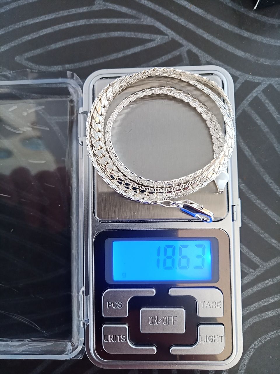 Цепочка серебро 925 пробы застежка