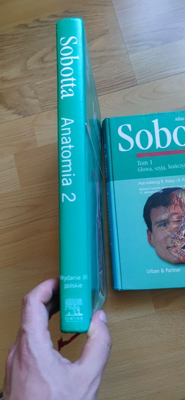 Atlas anatomii Sobotta 1-2 tomy