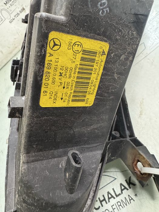 Mercedes W169 Lampa Przód prawa A klasa