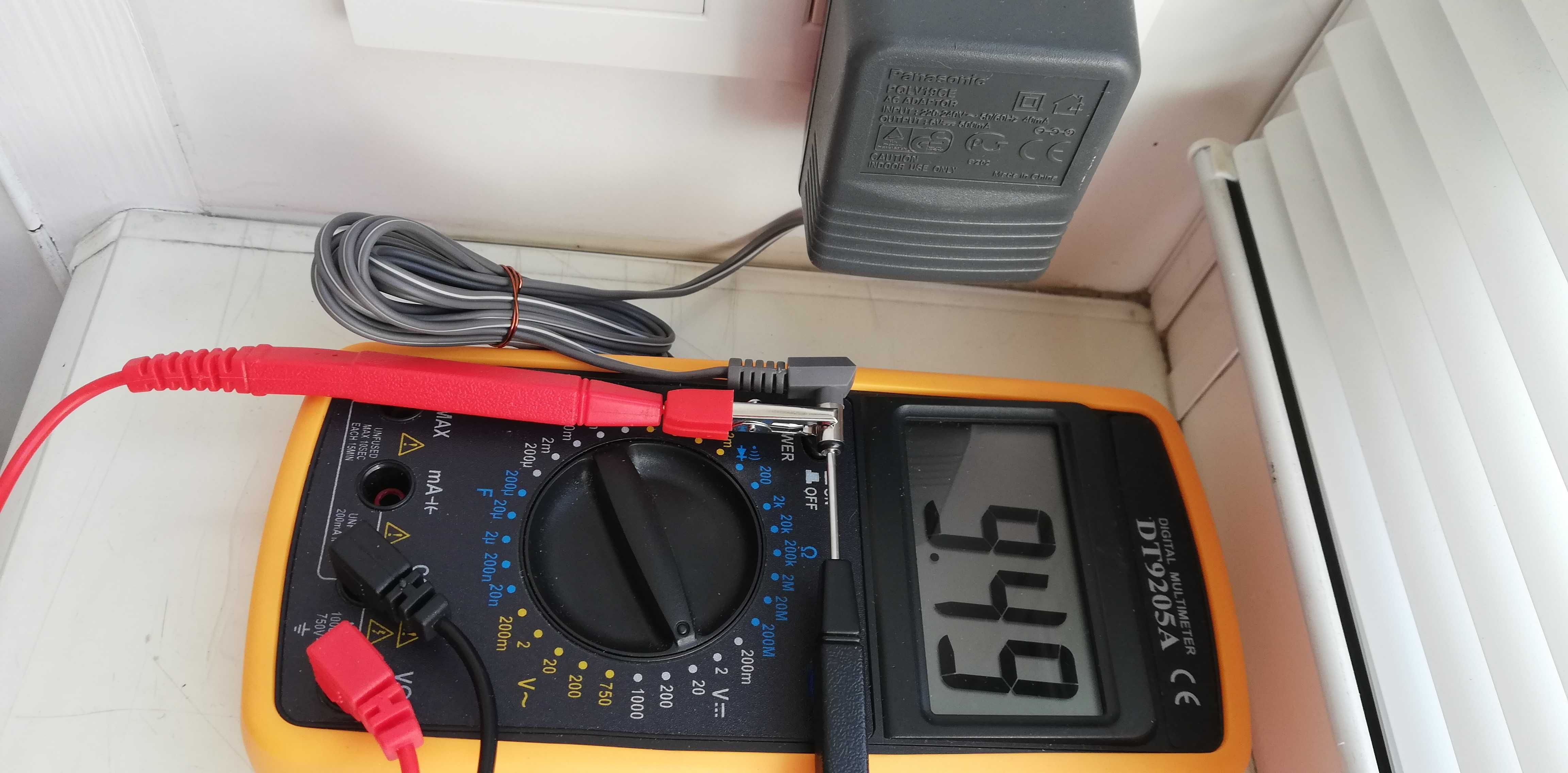 Радиотелефон Panasonic адаптер зарядн. PQLV19CE PQLV200CE 6V 350-500mA