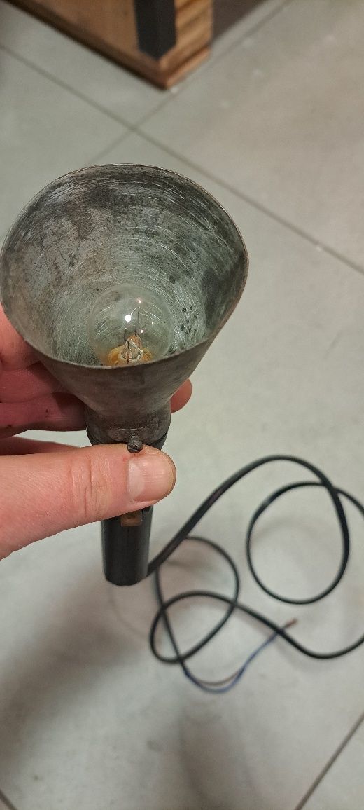 Lampa zewnętrzna PRL do żuka nysy 1966rok
