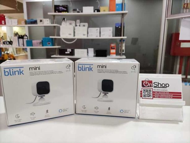 Câmara de Segurança Amazon Blink Mini HD 1080P Alexa - Novas