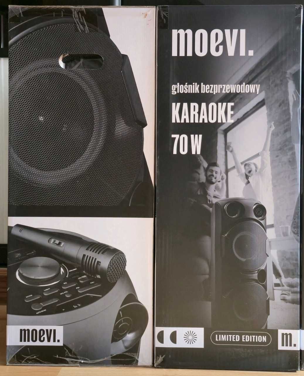 Głośnik bezprzewodowy moevi 70W BT stereo bluetooth mikrofon