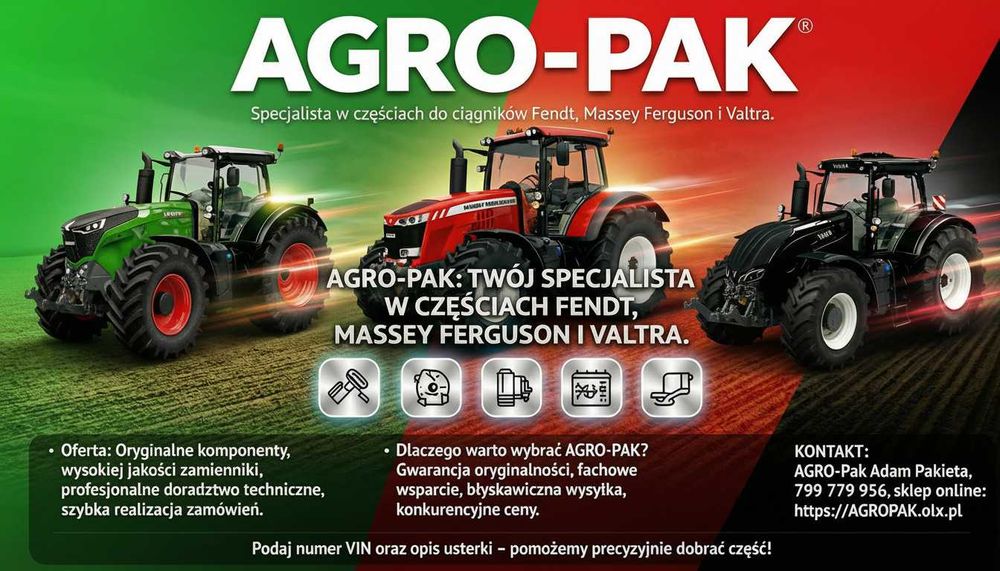 AGRO‑PAK — części do Fendt, Massey Ferguson, Valtra.