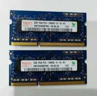 Pamięć RAM Hynix 2GB x 2 szt (4GB) DDR3 1Rx8 PC3-10600S-9-10-81