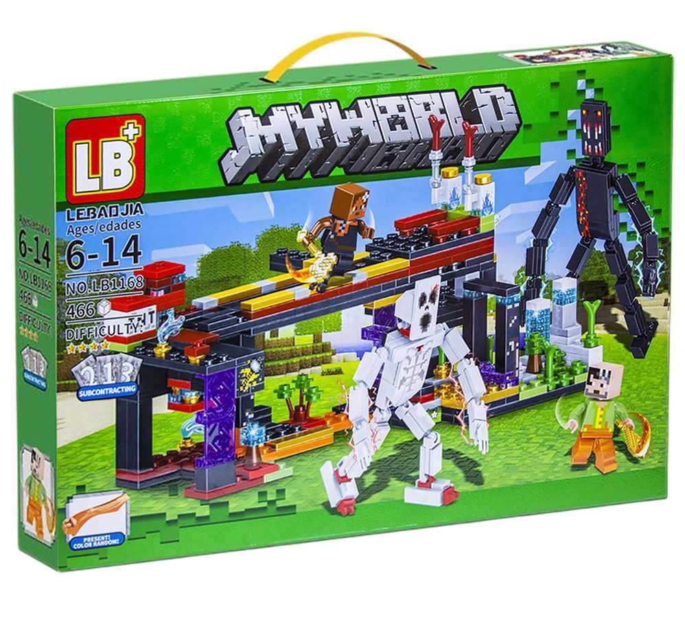 Лего Майнкрафт Битва Стражей Незера, 466 деталей, Lego MINECRAFT