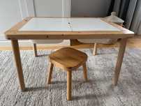 Stolik IKEA Flisat + Taboret