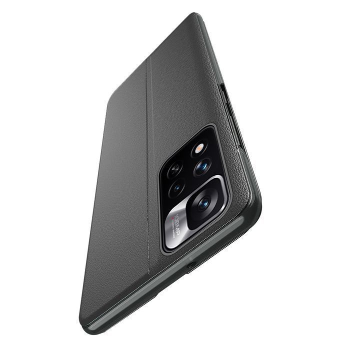 Pokrowiec Eco Leather View Case z Podstawką Xiaomi 11 Pro+ 5G Czarny