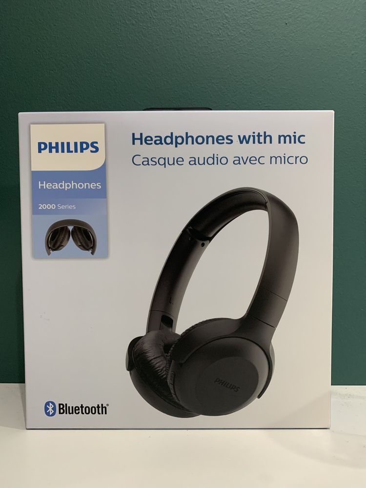 Bezprzewodowe słuchawki Bluetooth PHILIPS TAUH202 z mikrofonem