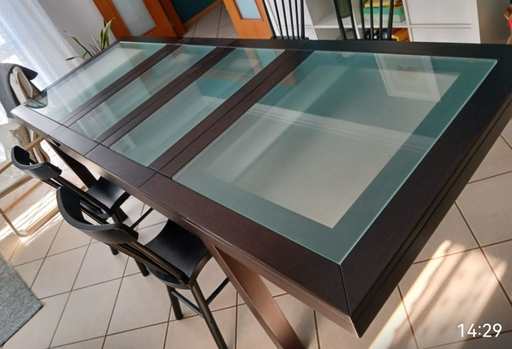 Mesa de Jantar extensível wengue