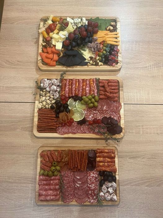 Супер смачні подарунки.Мʼясні дошки, сирні дошки, мікс дошки