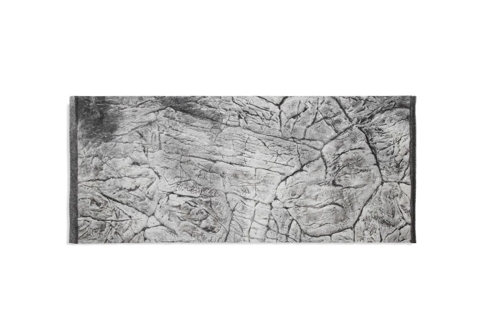 Tło Strukturalne płaskie szare do akwarium 100x60 cm.
