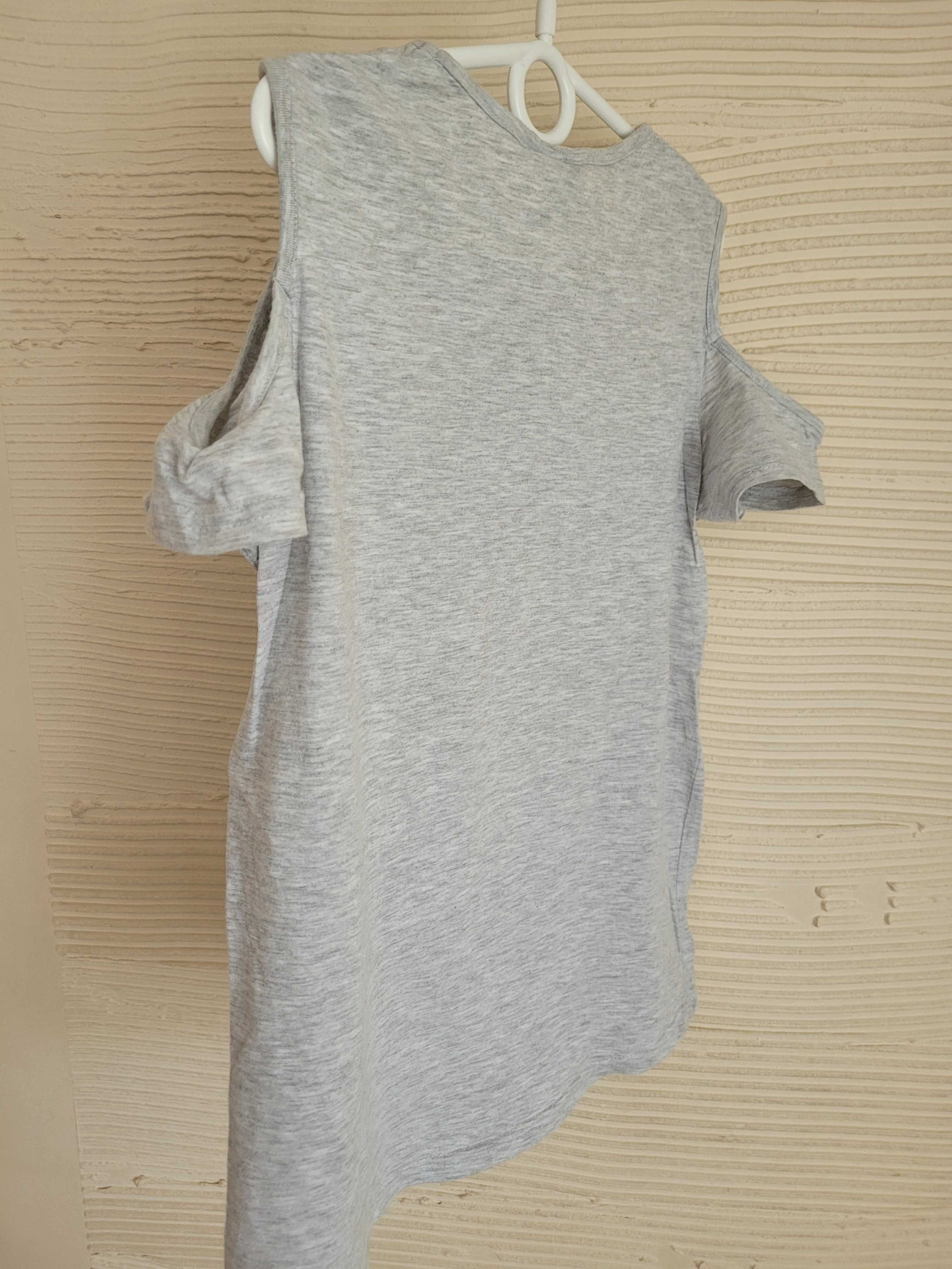 Szary t-shirt Myszka Miki 146/152