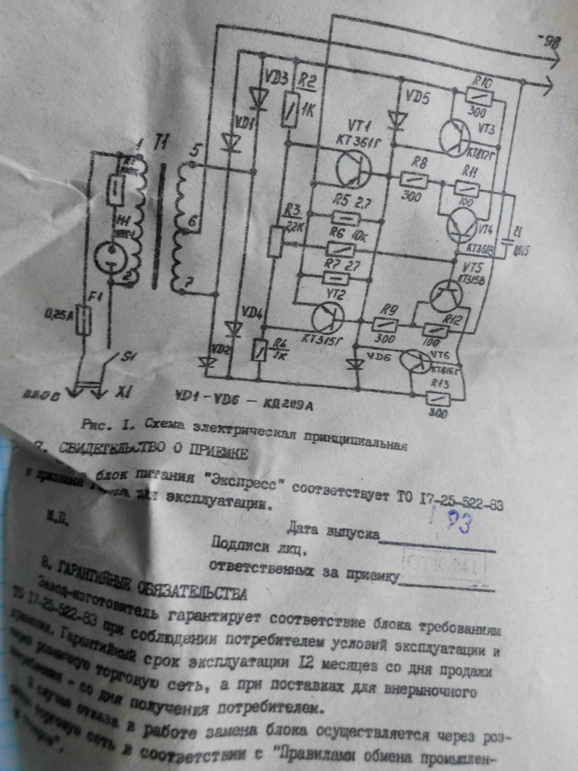 Пульт  СССР к железным дорогам типа PIKO