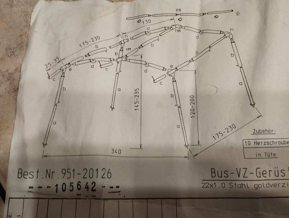 Sprzedam przedsionek do przyczepy kempingowej szerokość 2,5 m