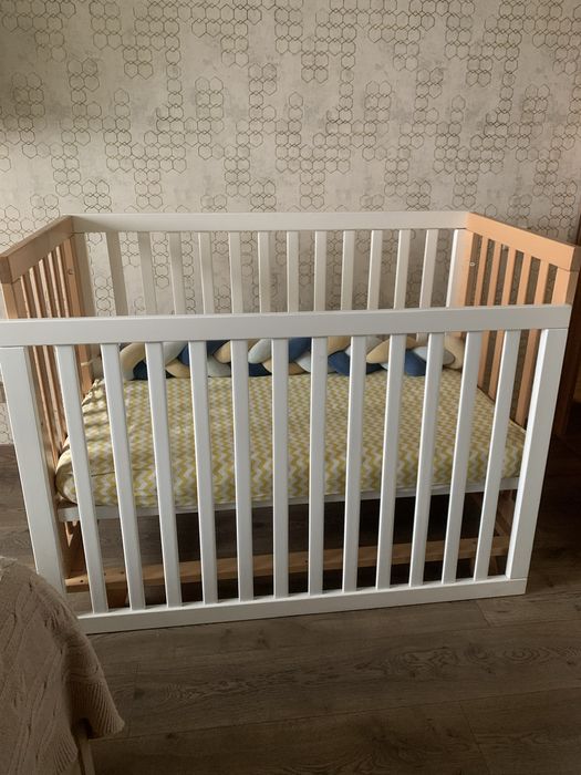 Дитяче ліжко “Верес”, біло-букове