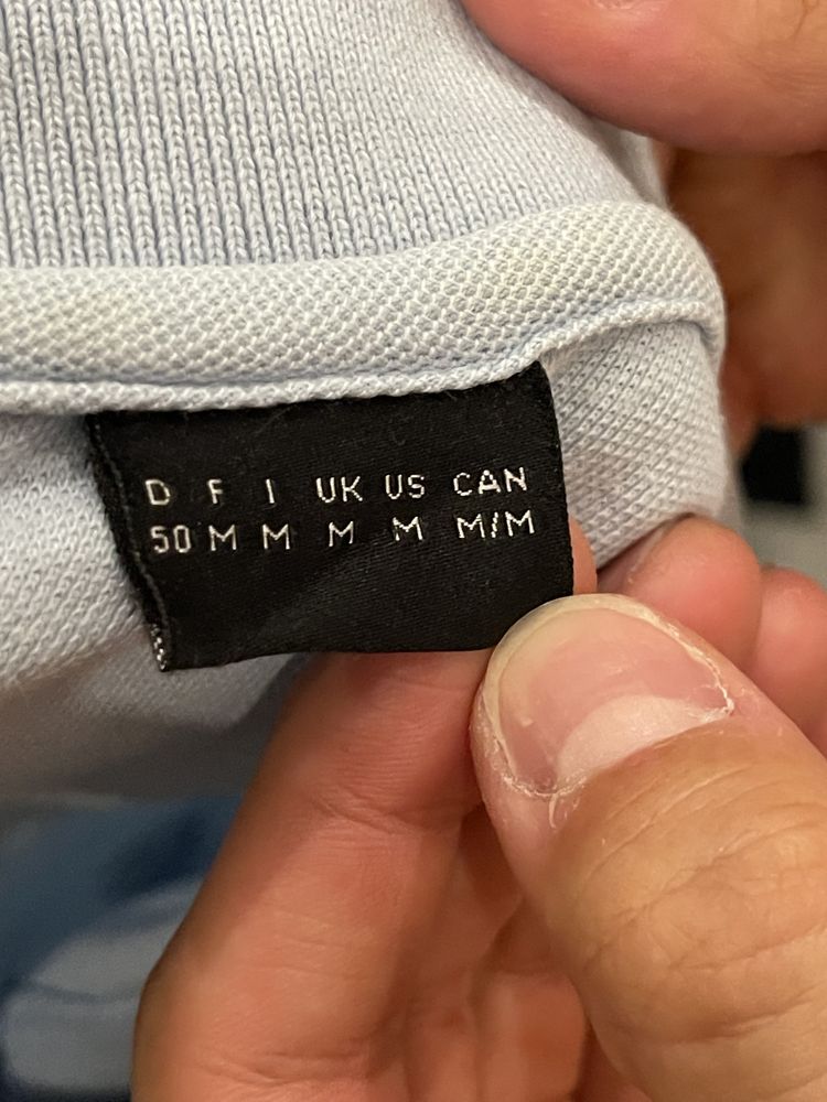 fila koszulka polo niebieska