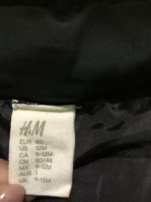 Куртка  парка на хлопчика  H&m 9-12 міс, 80 см
