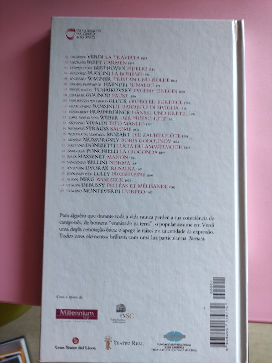 Livro e CD's Verdi La Traviata