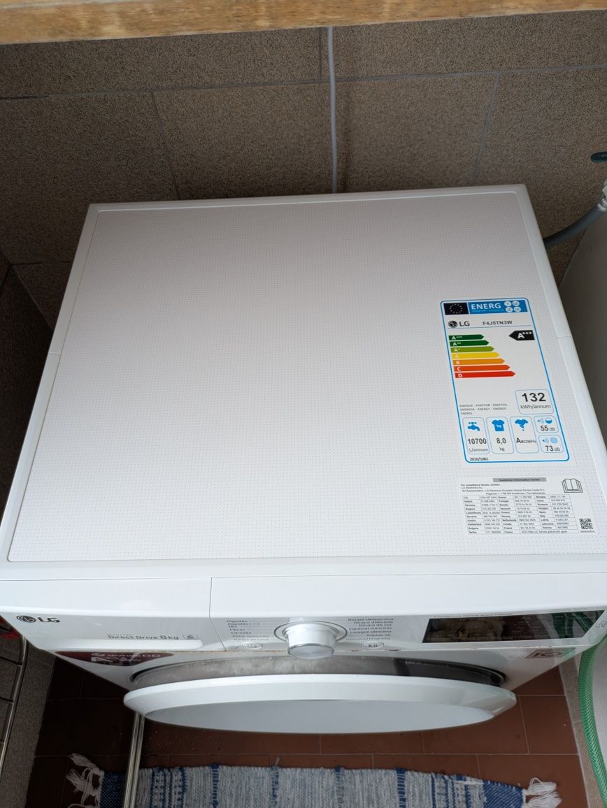 Máquina lavar LG 8kg