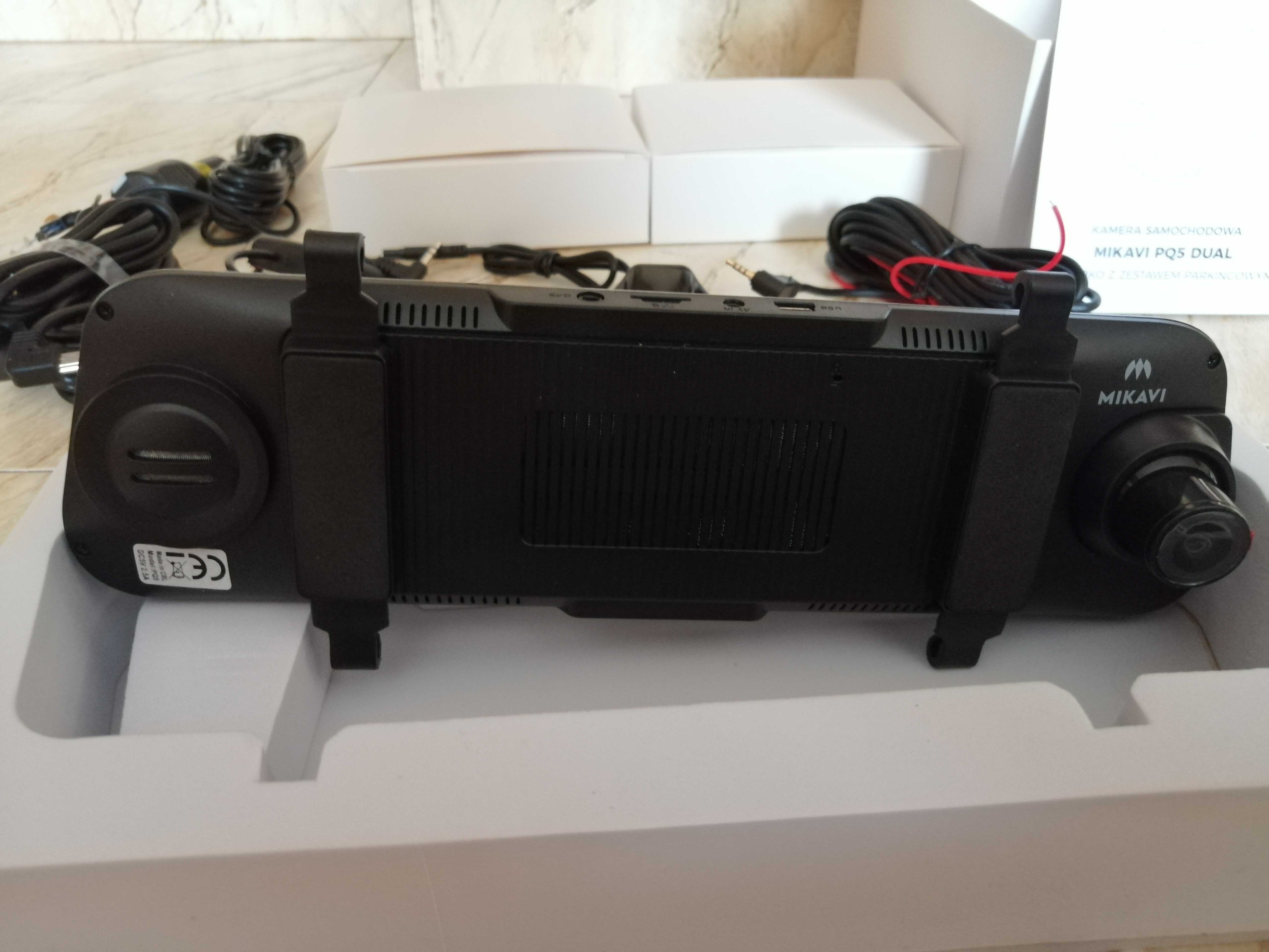 Kamera samochodowa Mikavi PQ5 Dual wideorejestrator lusterko