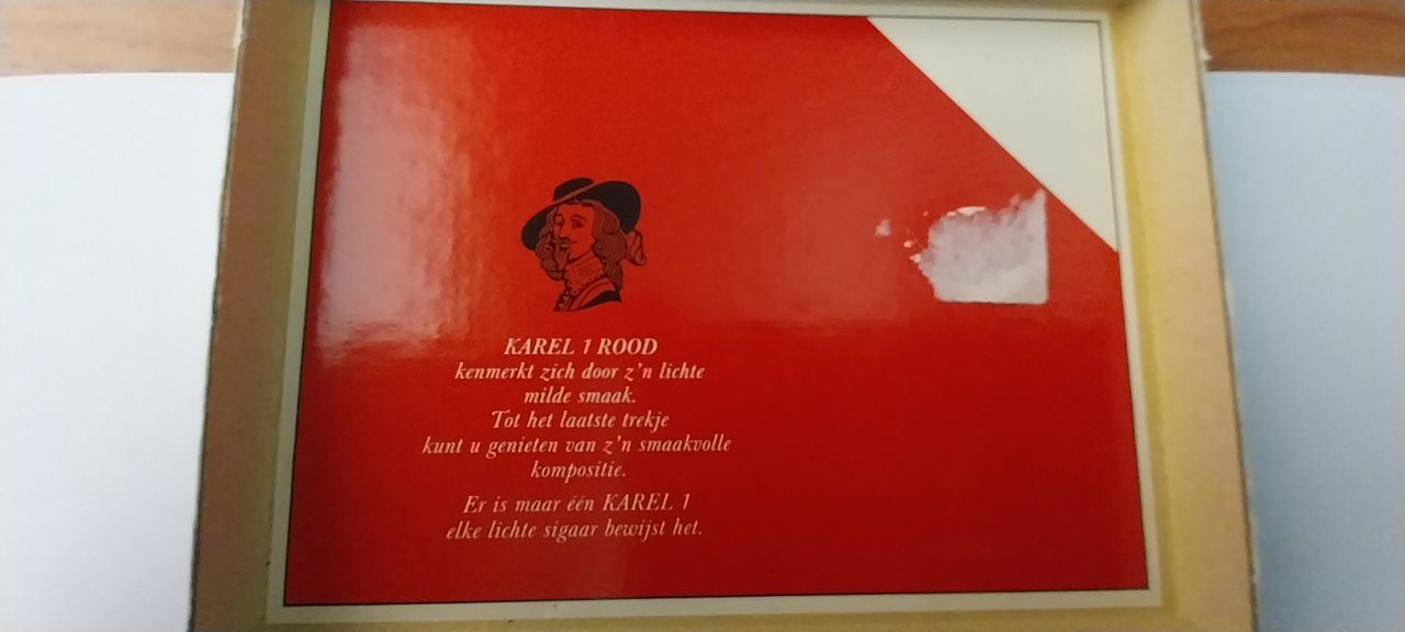 Caixa de charutos anos 80