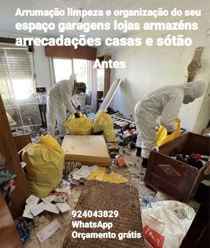 Faço limpeza geral cumulação de lixo tb faço Demolição Recolha entulho