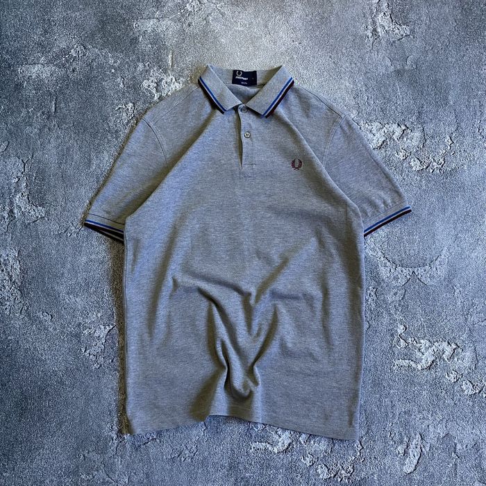 Футболка від fred perry сіре поло, фредак , casuals, сіра футболка