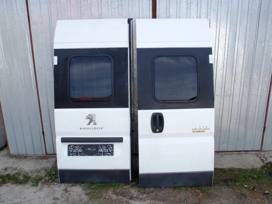 DRZWI TYLNE WYSOKIE H2 szyba KAMPER DUCATO BOXER JUMPER 06-