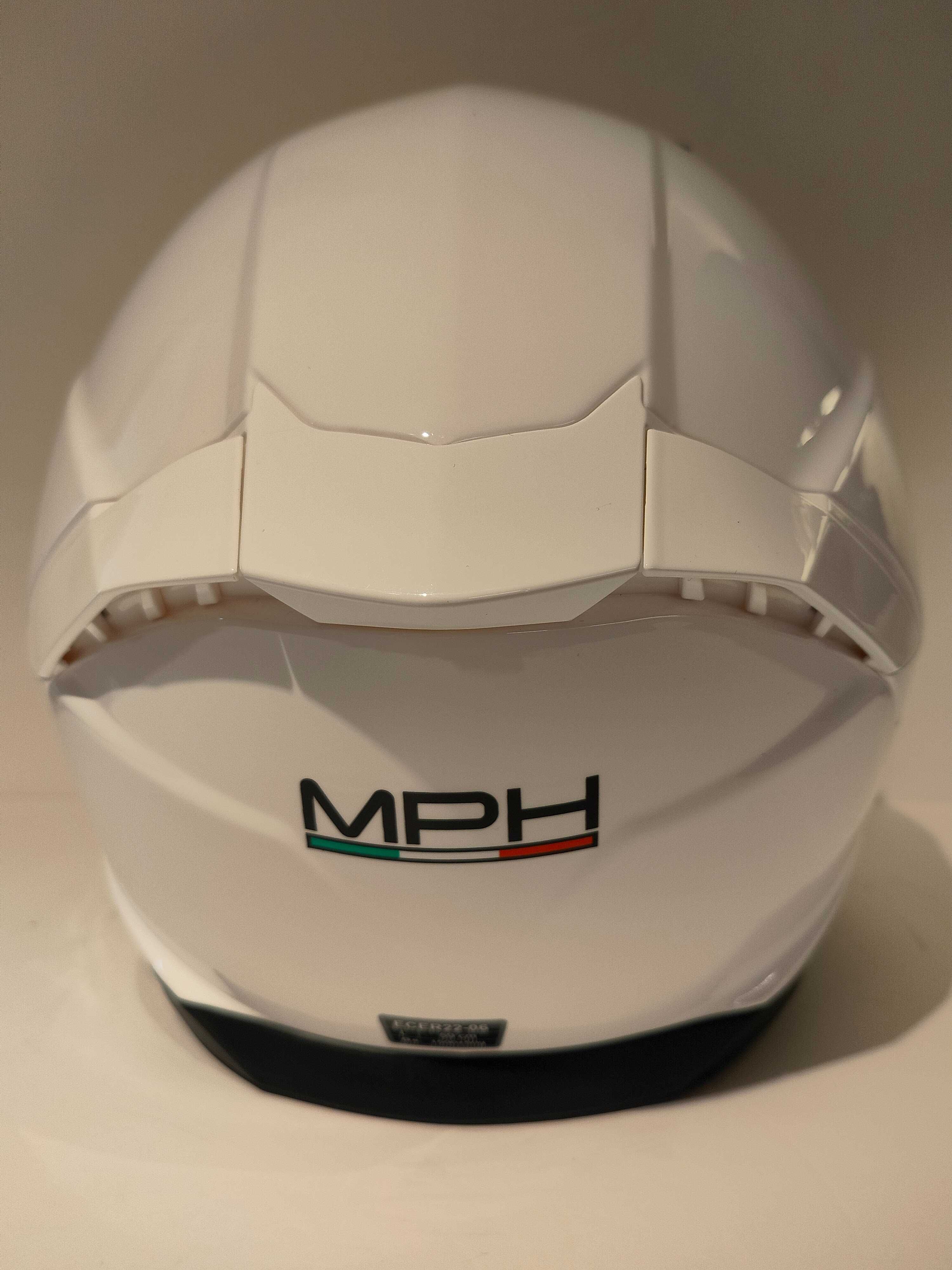 Capacete MPH integral dupla viseira mota scooter novo