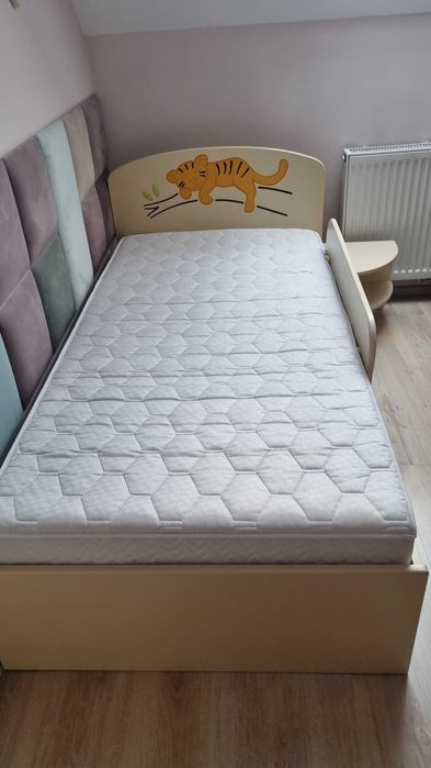 Łóżko dziecięce Meblik 97x190 z materacem