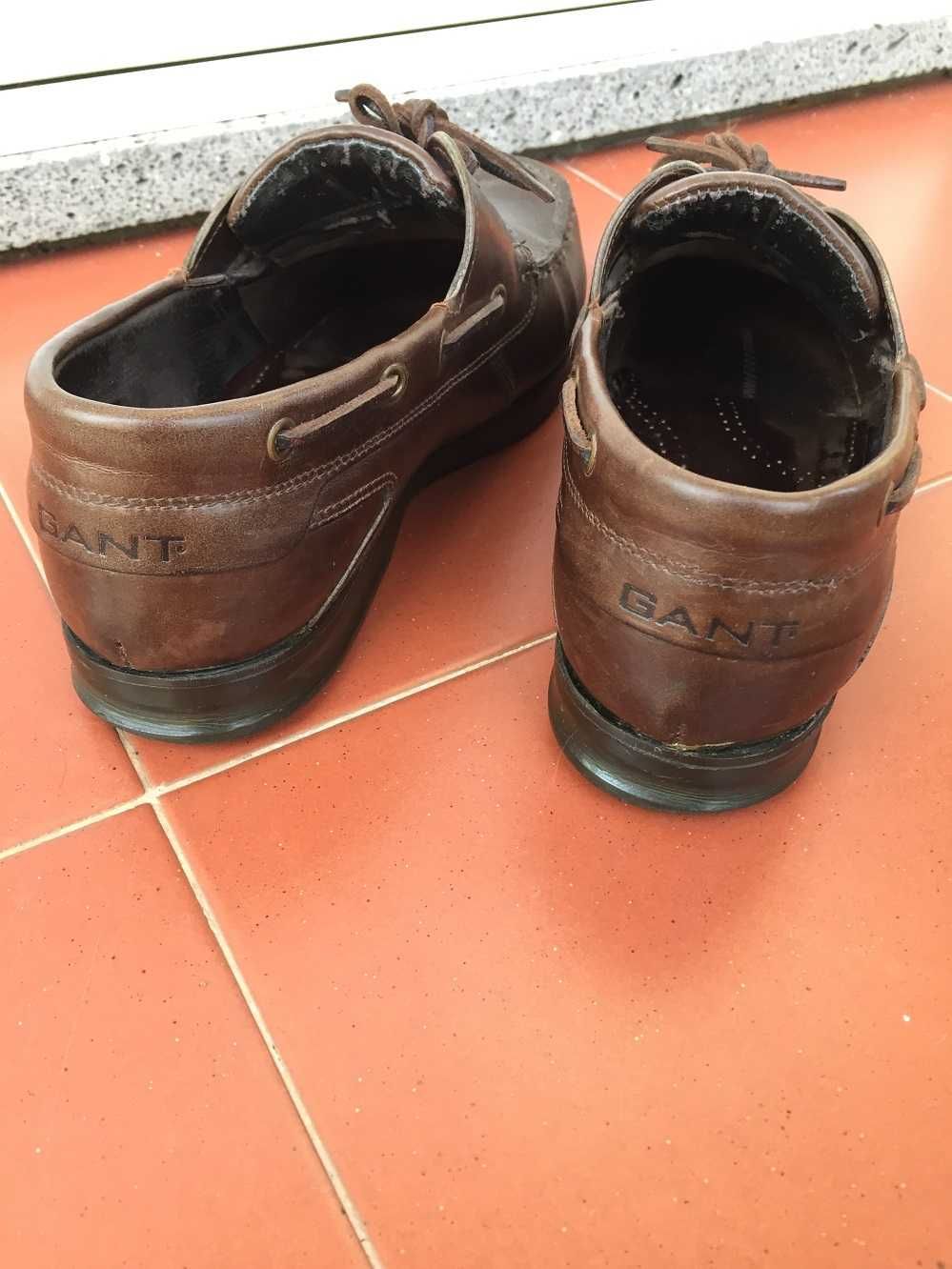 GANT -- Sapatos vela Castanho Escuro -- Nr. 43