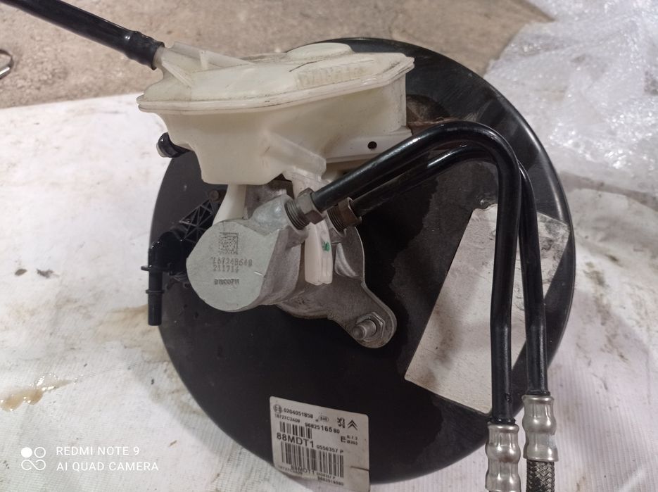 Вакуумный усилитель тормозов в сборе Peugeot 308 2007-2015 9682516580