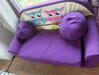 Sofa dziecieca pluszowa