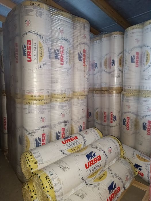 PROMOCJA ! 37,70/m2 brutto Wełna URSA GOLD  0,35 15 cm. 160,20zl/rolka