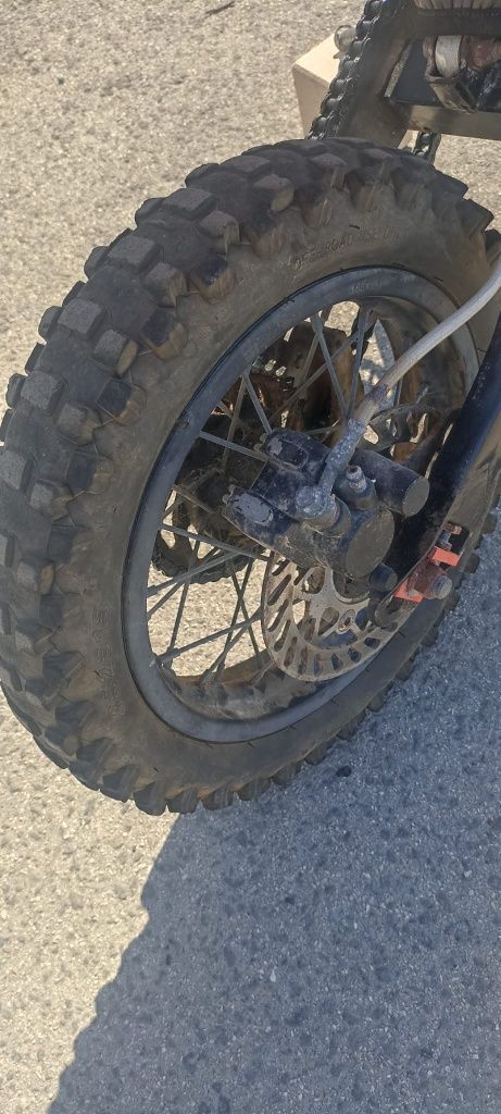 Pit Bike 110cc com caixa 4 velocidades