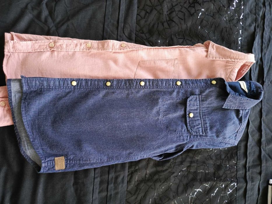 zestaw, koszula elegancka 134 zara ,hm, zestaw koszul