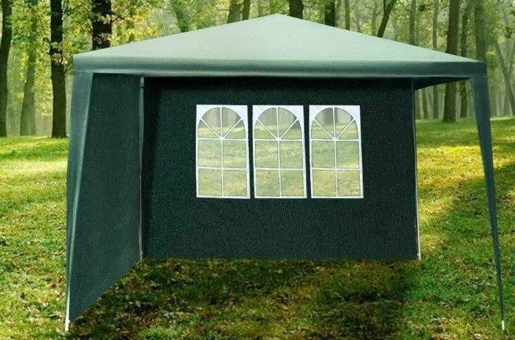 Садовый павильон шатер палатка 3х3 м 4 стенки зеленная