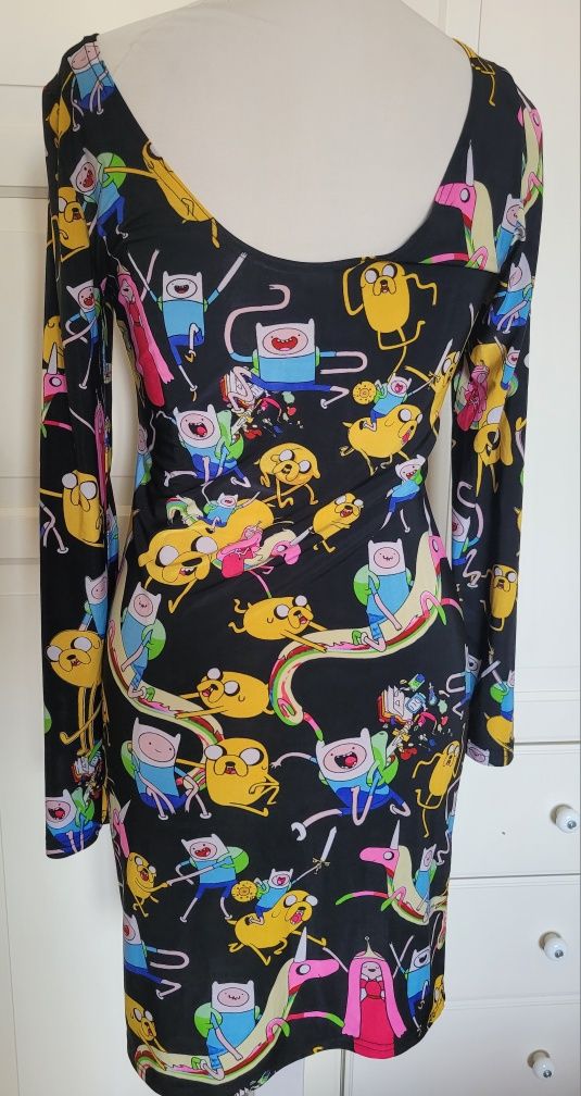 Aventure time sukienka elastyczna m/l