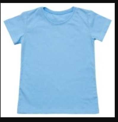 Новая футболка детская голубая