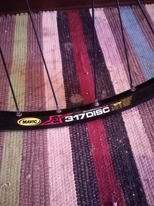 Vendo conjunto rodas bicicleta mavic mx317disc