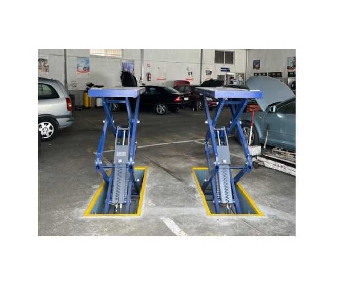 Elevador tesoura de embutir no chão 3T Disponível