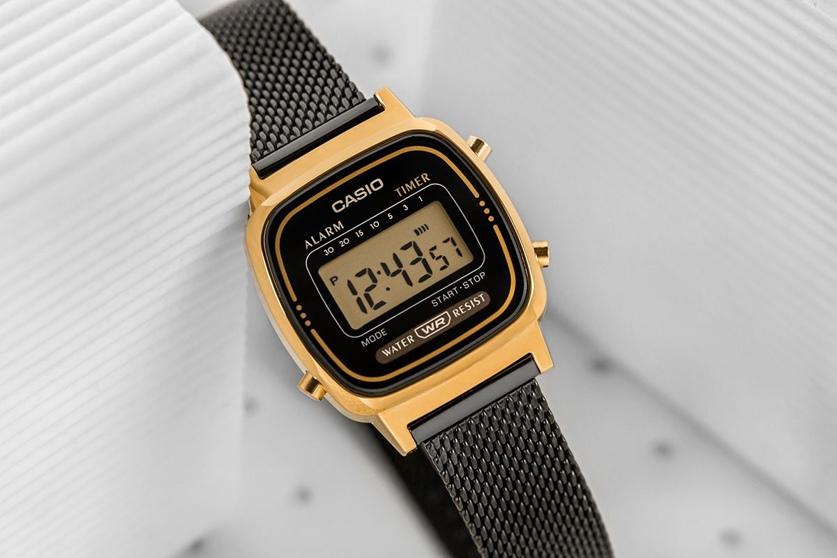 zegarek damski casio la670wemb-1df + box