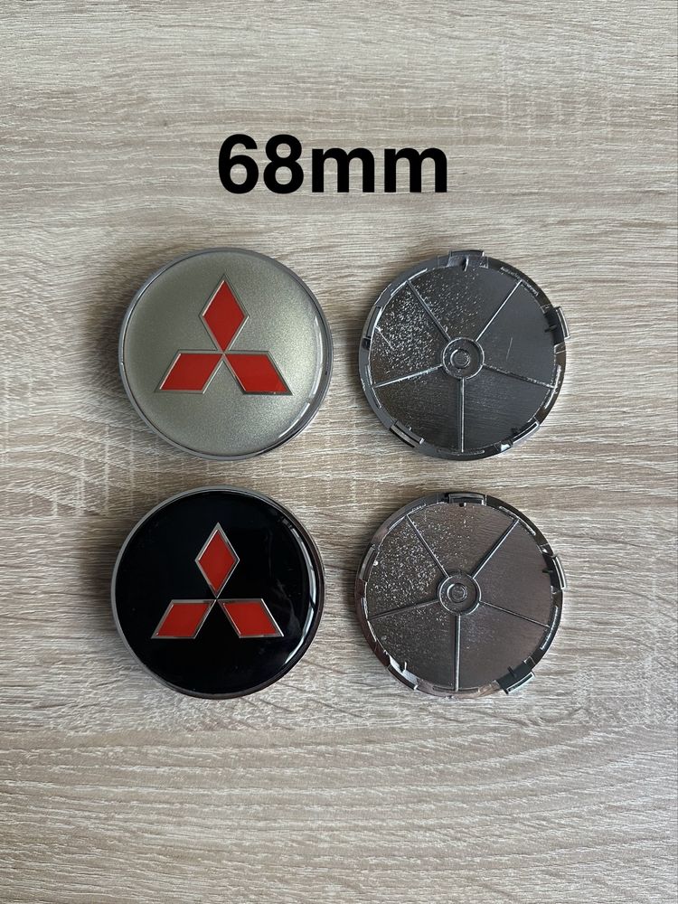 Conjunto Centros Mitsubishi 56mm 60mm 65mm 68mm 75mm 81mm