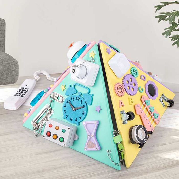 Піраміда Монтессорі. Дитяча. Багатофункціональна. Знімна