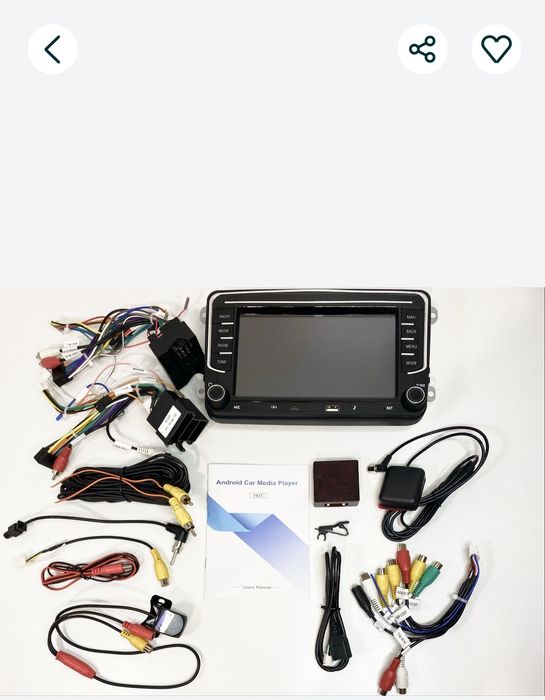 Android Магнітола VW Skoda 7 дюймів IPS Volkswagen SEAT Gps WiFi BT
