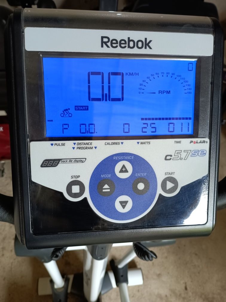 Orbitrek Reebok C5.7SE – prawie nowy, duże koło 27 kg