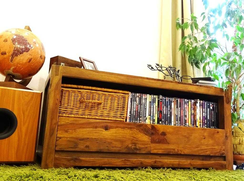 Orientalna szafka z drewna egzotycznego palisander z salonu AlmiDecor