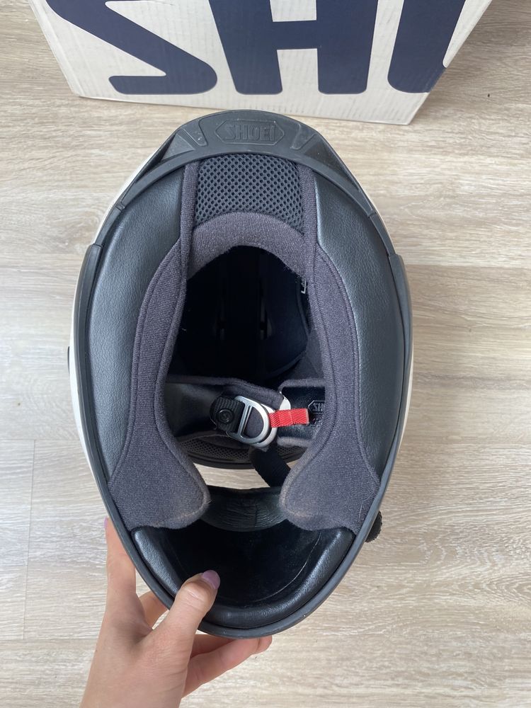 Kask motocyklowy damski S perełka