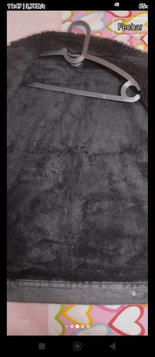 Casaco ganga preto homem